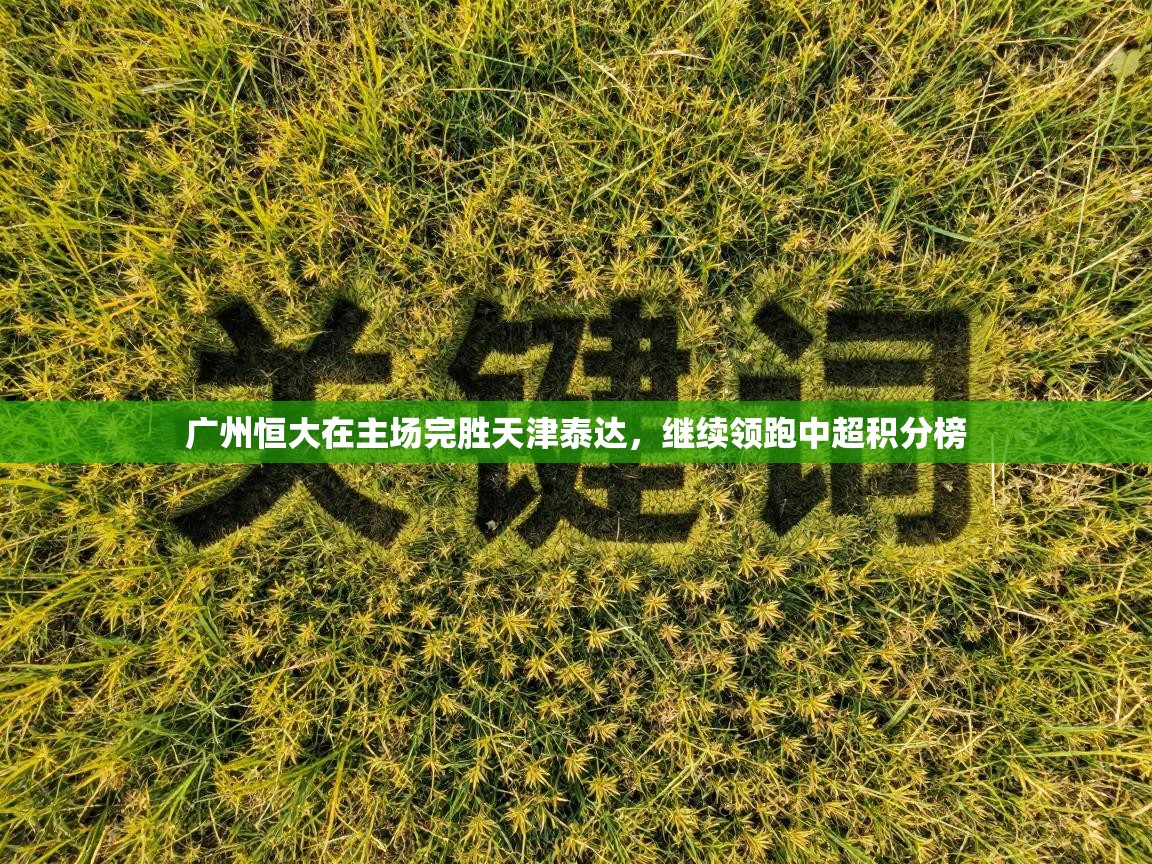 广州恒大在主场完胜天津泰达,继续领跑中超积分榜 第2张